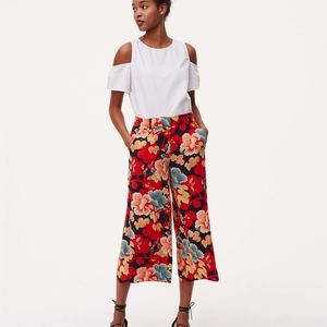 LOFT Floral Tropic Culottes, 4